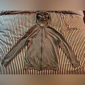 Blue Alternative Apparel Full-Zip Hoodie. Size Small.